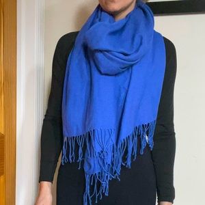 Beautiful blue pashmina scarf